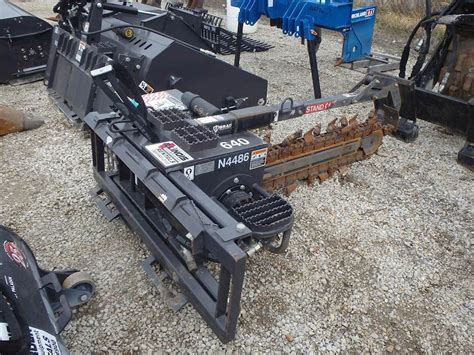 bradco skid steer trenchers|bradco 640 trencher.